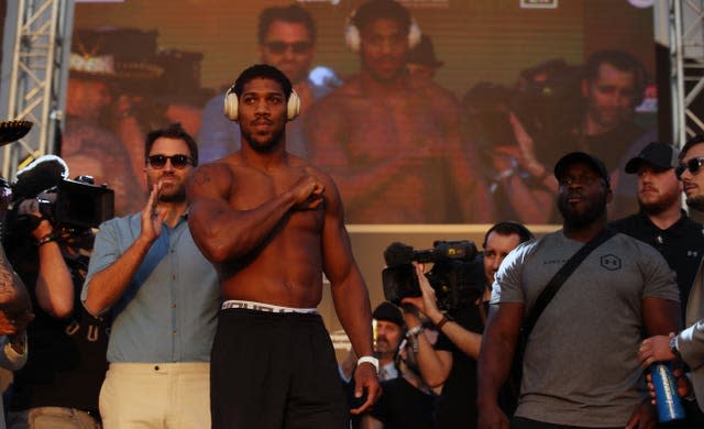 High-profile boxing bouts featuring star names such as Anthony Joshua have been staged in Saudi Arabia 