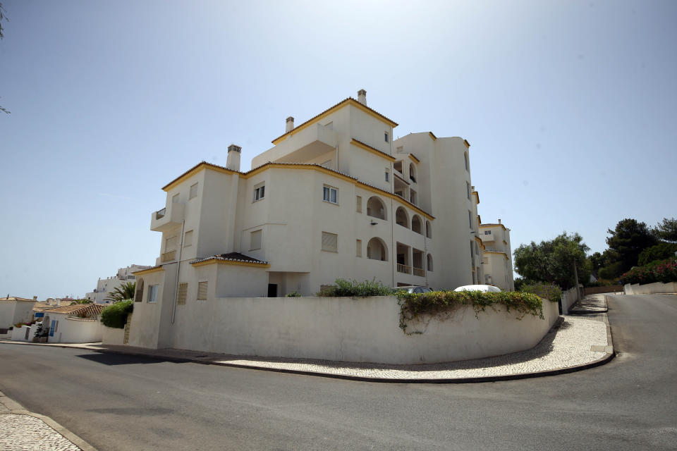 File photo dated 08/08/15 of the Apartment block in Praia Da Luz, Portugal where Madeleine McCann went missing from in 2007. .A German prisoner has been identified as a suspect in the disappearance of Madeleine, detectives have revealed. The Metropolitan Police have not named the man, 43, who is described as white with short blond hair, possibly fair, and about 6ft tall with a slim build.