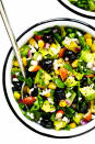 <p>Blueberries are the only berries on this ingredient list, but consider throwing in some strawberries or blackberries too. It’s summer; why not?</p> <p>Get the recipe <a href="https://www.gimmesomeoven.com/blueberry-corn-and-avocado-chopped-salad/" rel="nofollow noopener" target="_blank" data-ylk="slk:here;elm:context_link;itc:0;sec:content-canvas" class="link ">here</a>.</p>