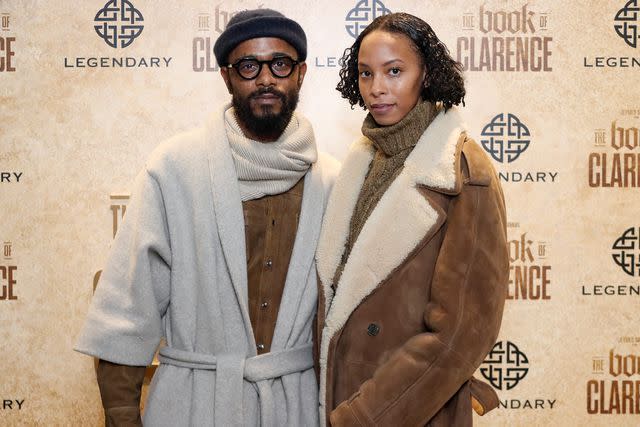 <p>Nykieria Chaney/Getty</p> LaKeith Stanfield and Kasmere Trice