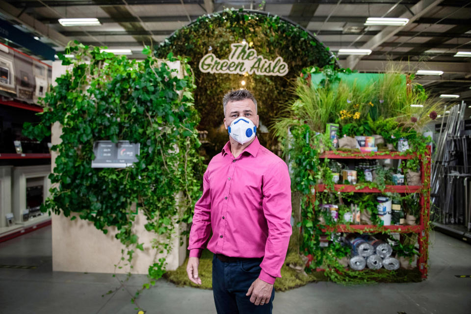 DIY expert, Craig Phillips, was one of the first to see The Green Aisle. (SWNS)