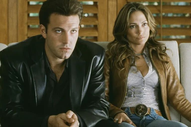 Ben Affleck y Jennifer Lopez en la malograda Gigli