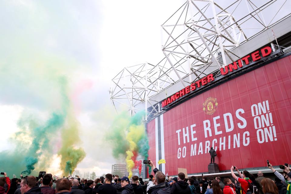 <p>Manchester United fans protested against the Glazer family’s ownership of the club last weekend</p> (PA Wire)