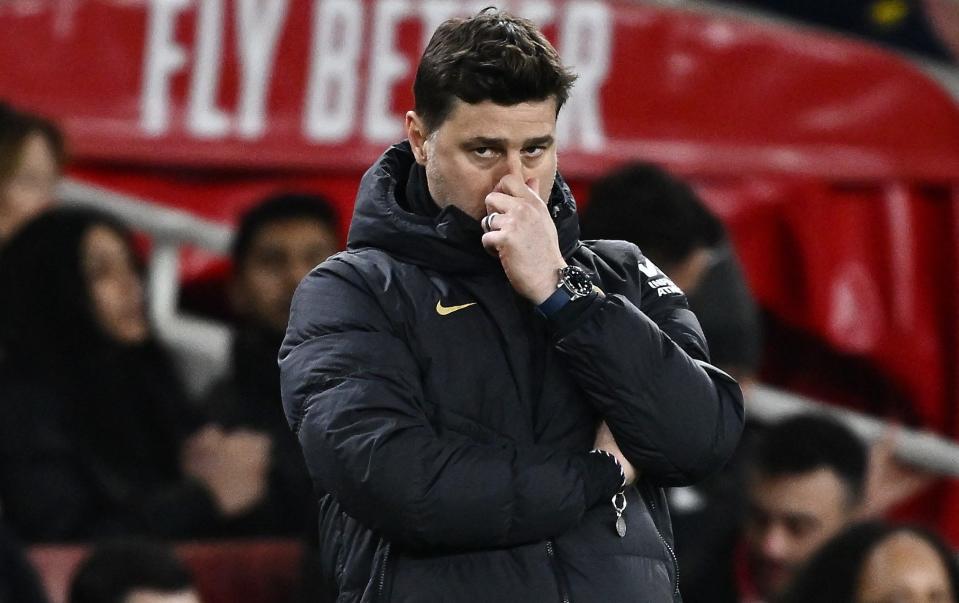 Mauricio Pochettino feels the strain