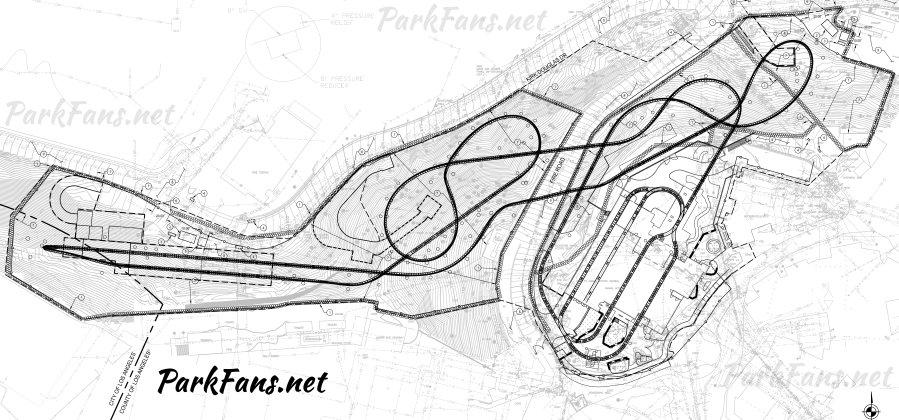Fast & Furious Coaster Site Plan