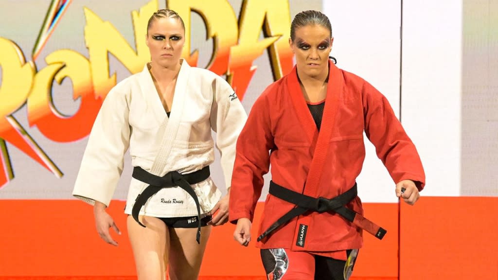 ronda rousey shayna baszler