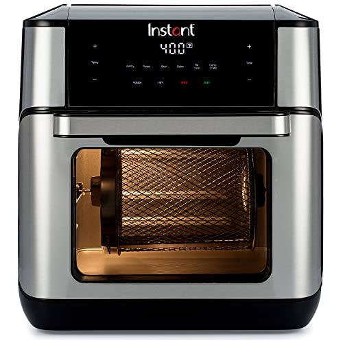 Instant Vortex Plus 10 Quart Air Fryer, Rotisserie and Convection Oven, Air Fry, Roast, Bake, D…