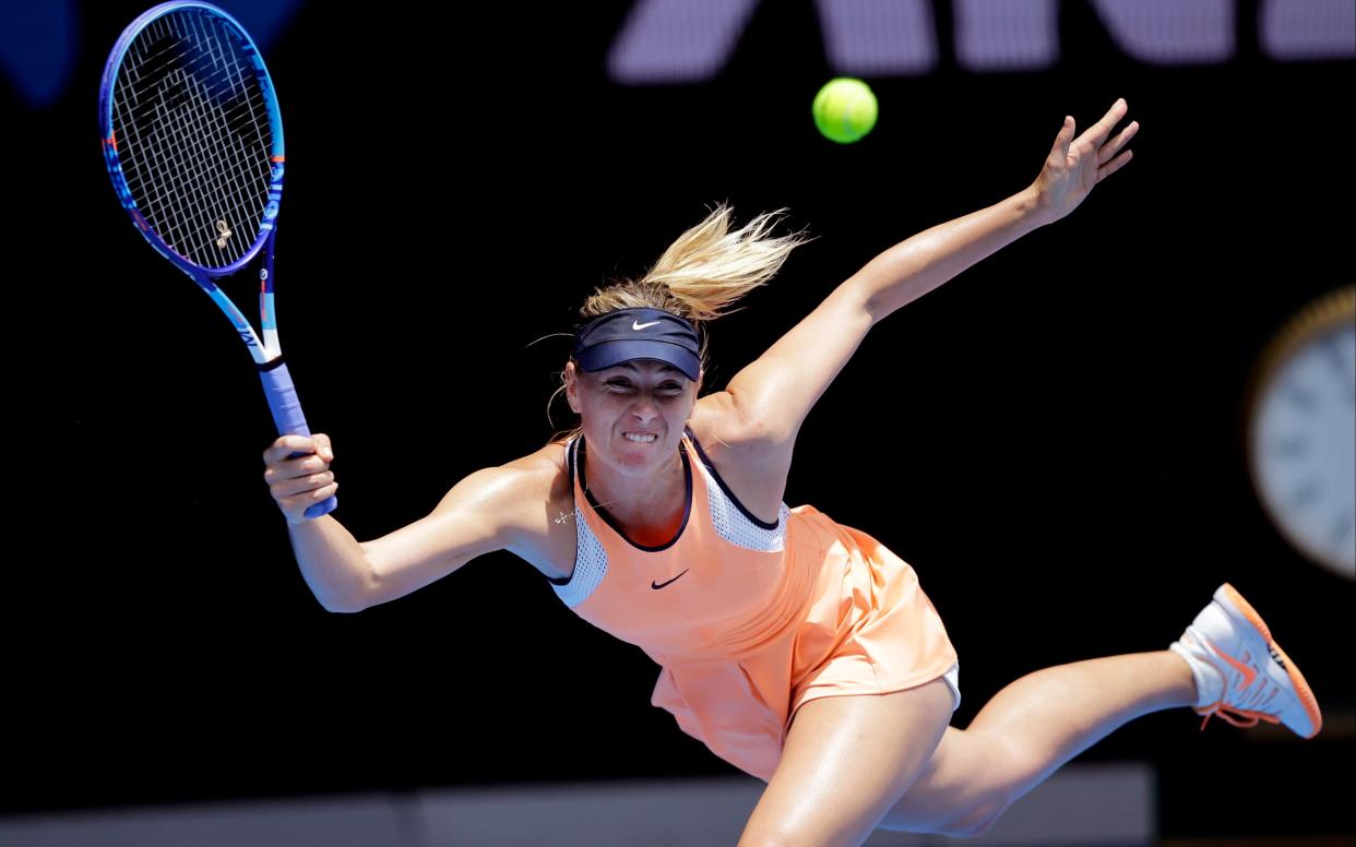 Maria Sharapova will return to tennis next week - AP 