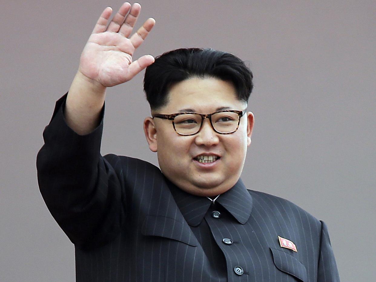 The North Korean leader, Kim Jong-un, says he will never negotiate his weapons programmes unless the United States abandons its hostile policy toward his country: AP/Wong Maye-E