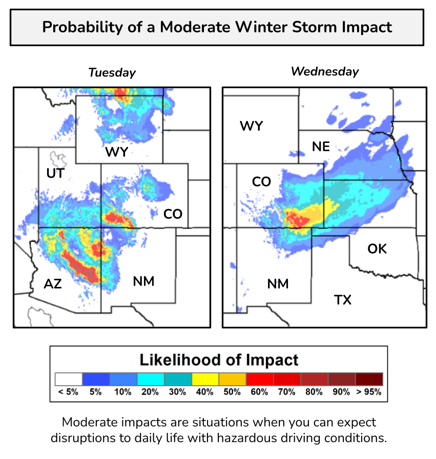 The National Weather Service provides the latest key messages from Feb. 14-17.