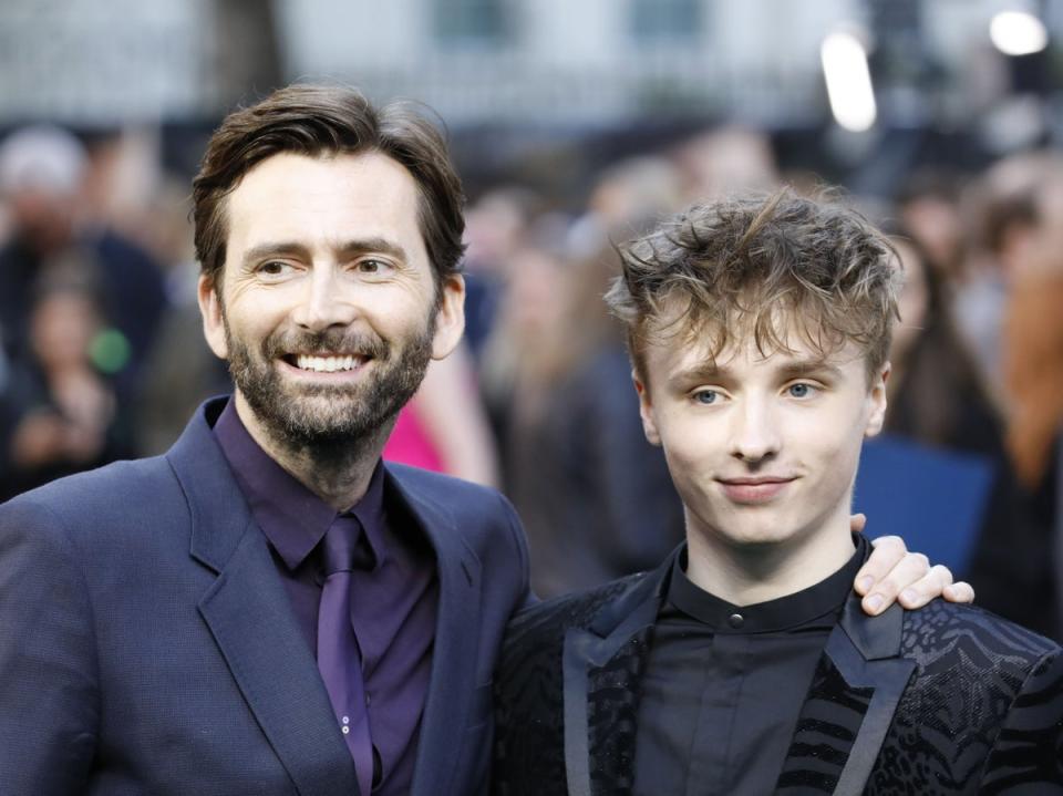 Ty Tennant (right) may play Aegon the Conqueror in House of the Dragon (AFP via Getty Images)