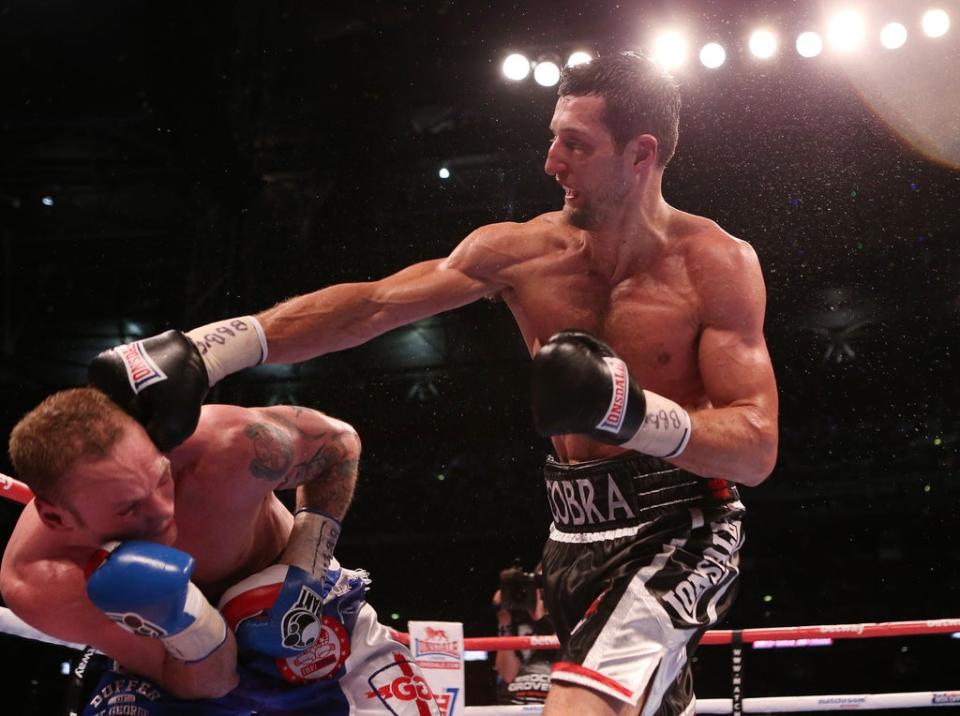Carl Froch, right, conclusively ended his rivalry with George Groves at Wembley Stadium (Peter Byrne/PA) (PA Archive)