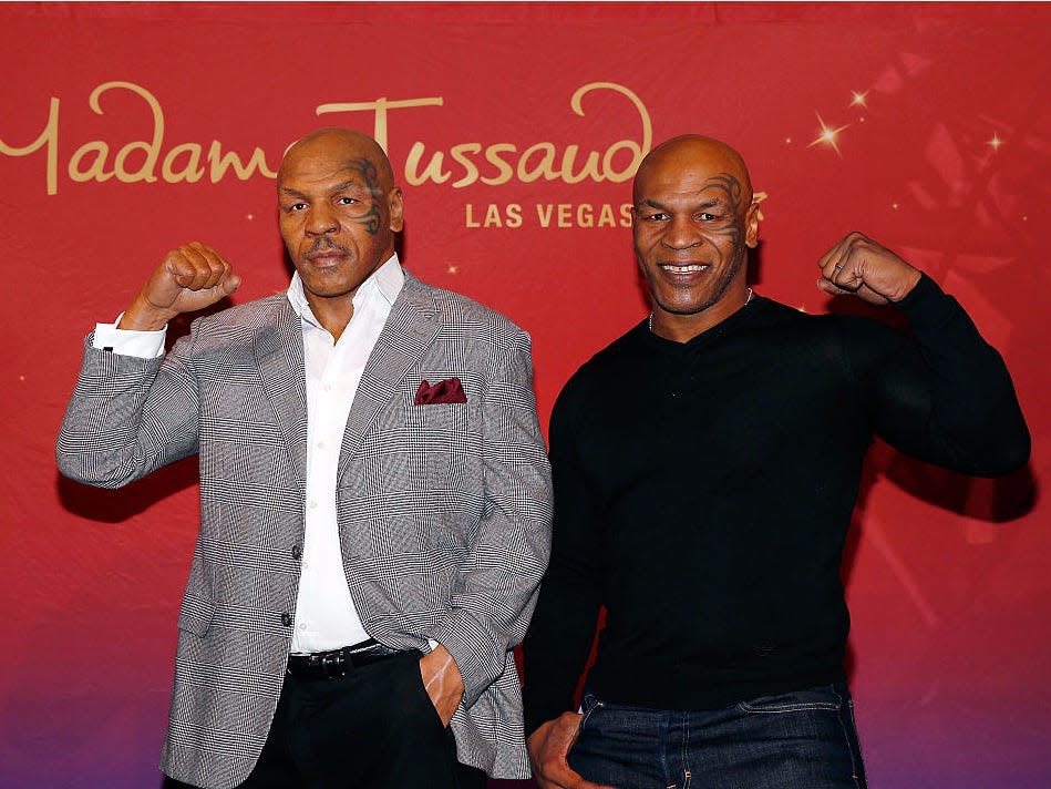 mike tyson and wax figure