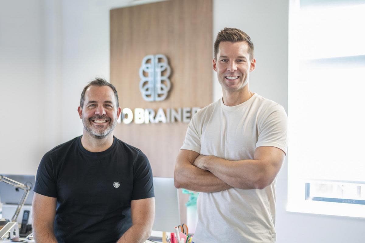 Gary Jenkins and Lee Cullen, co founders of No Brainer <i>(Image: Supplied)</i>