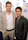 <p>Actors Kellan Lutz and BooBoo Stewart arrive at the 2010 VH1 Do Something! Awards held at the Hollywood Palladium on July 19, 2010 in Hollywood, California.</p>