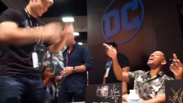 Watch Henry Cavill Prank Will Smith At Comic-Con - Yahoo Movies UK