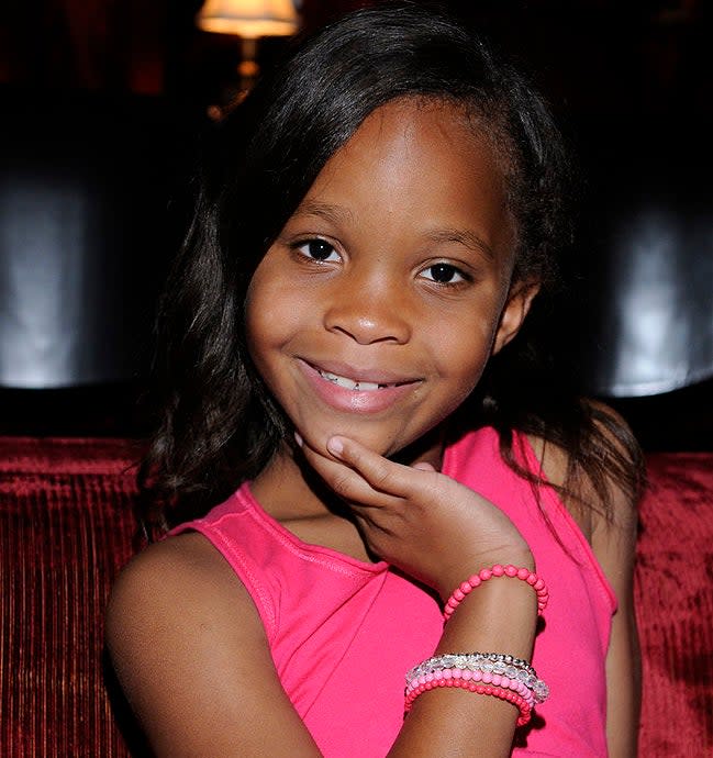 Closeup of Quvenzhané Wallis