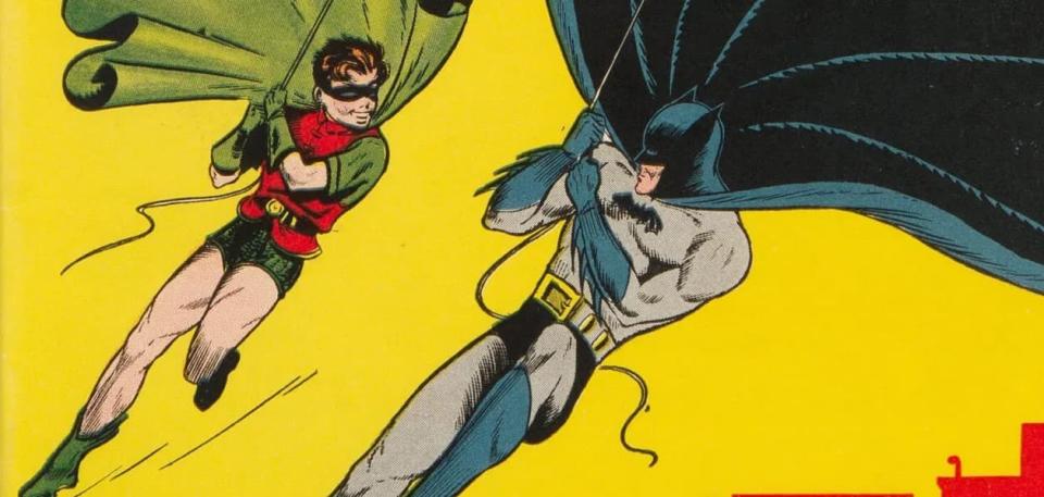 Batman et Robin sur la couverture de 