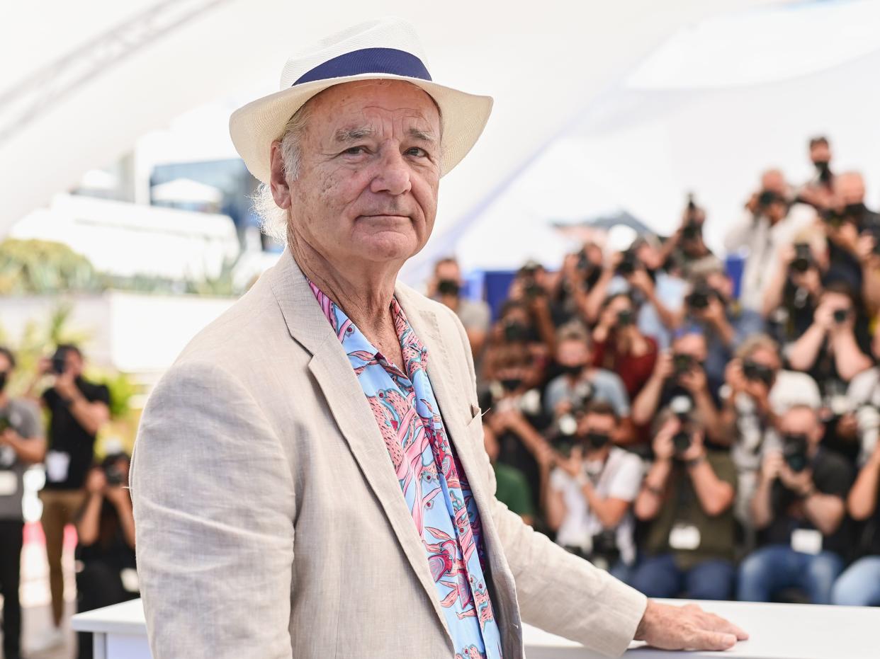 Bill Murray at a photocall for ‘New Worlds: The Cradle Of Civilization’ during the 74th annual Cannes Film Festival on 16 July 2021 (Pascal Le Segretain/Getty Images)