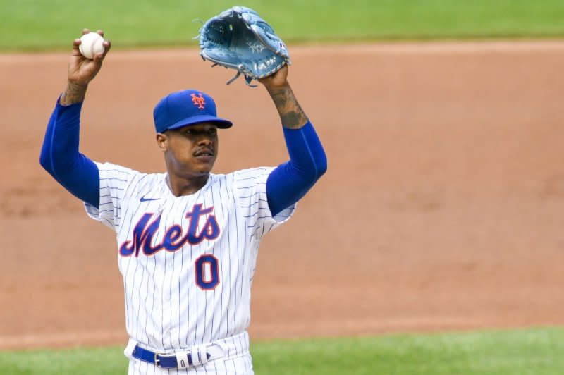 Starting pitcher Marcus Stroman owns a career 3.65 ERA. File Photo by Corey Sipkin/UPI