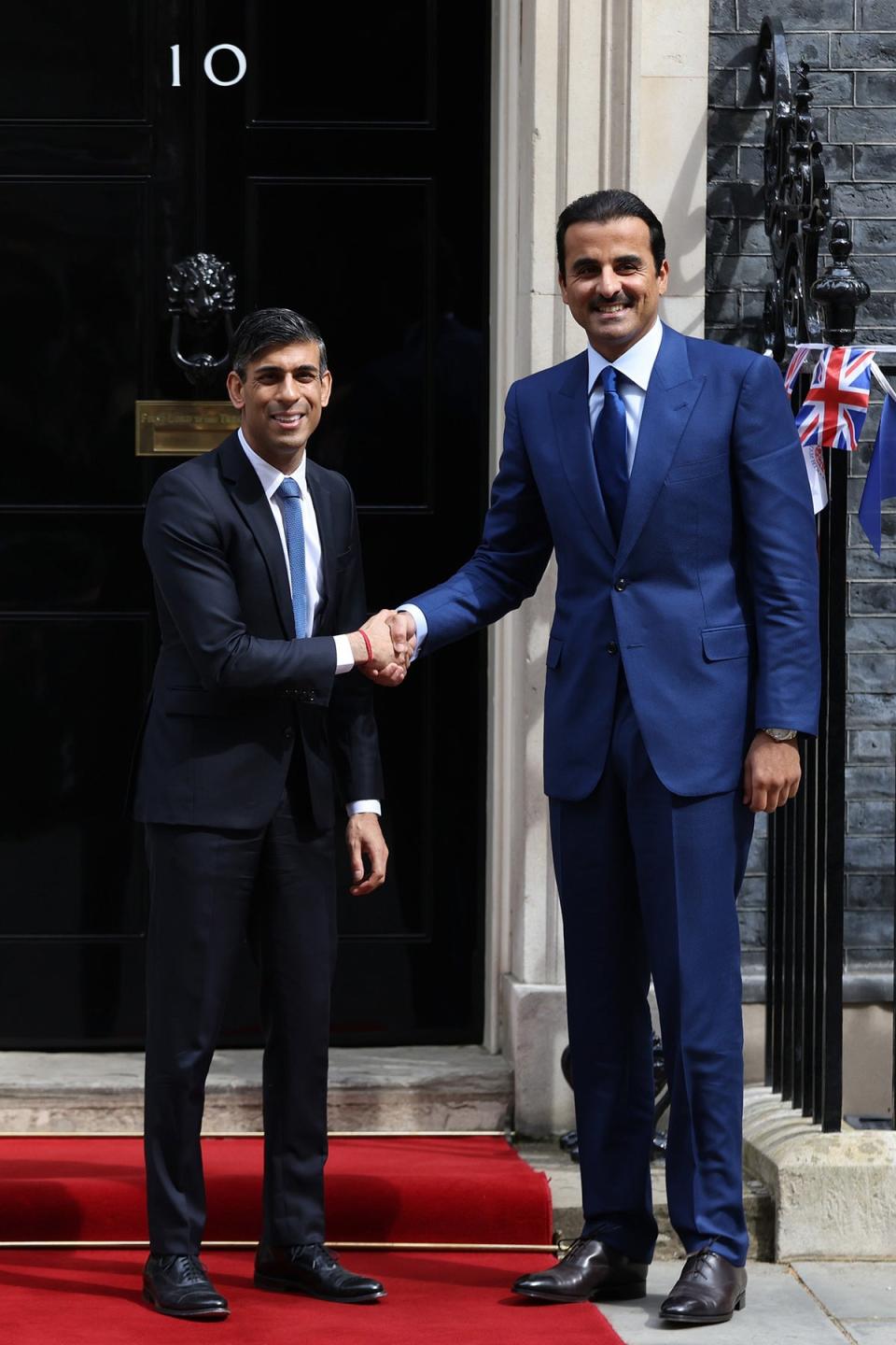 Rumours in Westminster say Sunak is partial to a silm fit, cropped suit to help offset his diminutive stature (Getty Images)