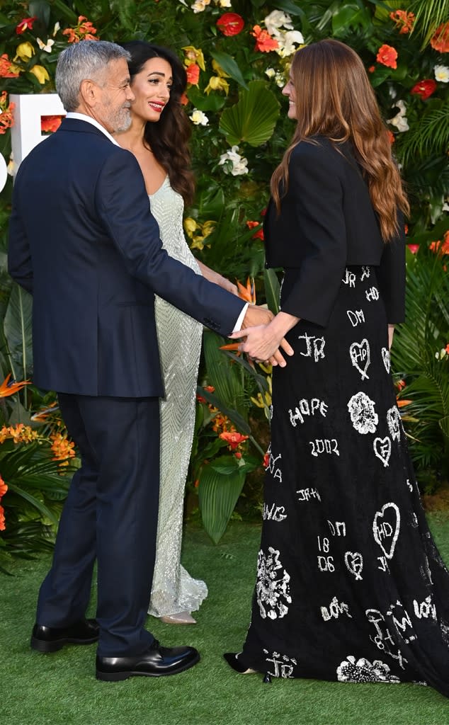 Julia Roberts, George Clooney, Amal Clooney, Ticket to Paradise, London premiere