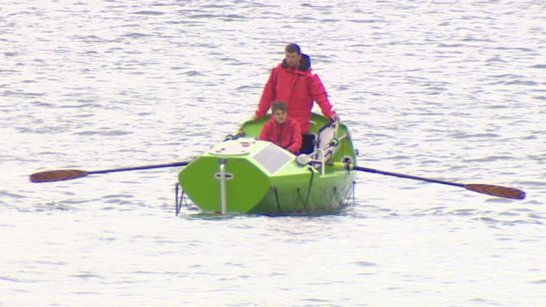 'I think we're crazy': Rowers leave St. John's on non-stop Atlantic voyage