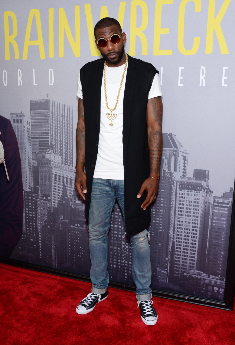 Amar'e Stoudemire in Lanvin and Ralph Lauren.