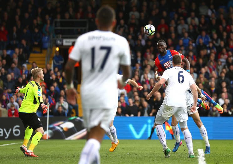 Benteke rises high to score against Leicester last weekend