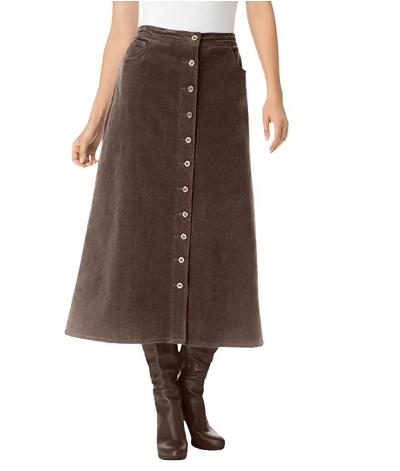 36) Corduroy Skirt