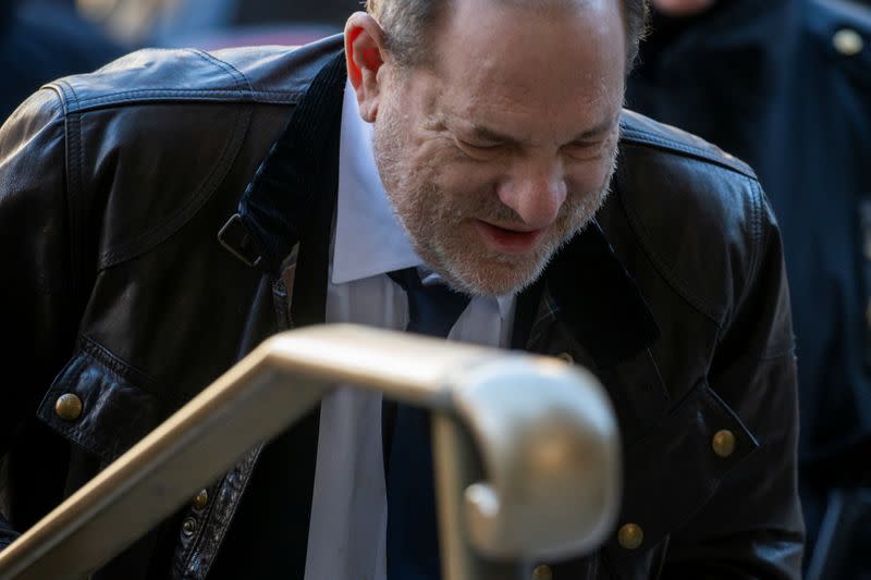 Film producer Weinstein arrives at New York Criminal Court for his sexual assault trial in the Manhattan borough of New York City