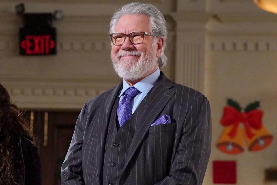 <p>Nicole Weingart/NBC via Getty</p> John Larroquette as Dan Fielding in 