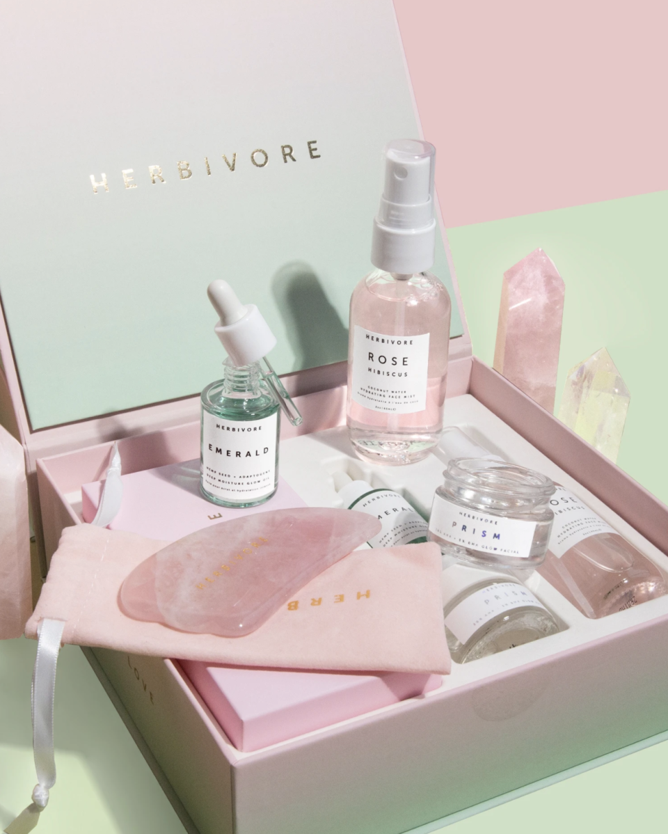 Self Love Facial Ritual Kit. Image via Herbivore Botanicals.