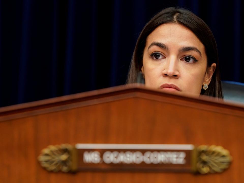 Alexandria Ocasio-Cortez is ramping up pressure on her fellow Democrats to begin impeachment proceedings against Donald Trump, saying that she and her colleagues have “a duty” to hold the president accountable."We have to move forward on impeachment," Ms Ocasio-Cortez said on Tuesday during an interview with CNN.She continued, paying respect to speaker of the House Nancy Pelosi, who has so far pushed back on impeachment calls.“I trust the speaker's taking a measured approach to ensure that we’re moving everyone forward," Ms Ocasio-Cortez said. “Being a speaker is hard, and holding this party together is a difficult task,” she added, “but I think we have to move forward.”In a separate tweet, Ms Ocasio-Cortez also shot back at arguments that impeachment would be a politically fraught effort with less than two years to go until a presidential election. Not impeaching, she said, is political, too.“It is just as politicized a manoeuvre to not impeach in the face of overwhelming evidence as it is to impeach without cause,” Ms Ocasio-Cortez wrote.She continued: “Congress swore an oath to uphold the Constitution. That includes impeachment. We have a duty to preserve our institutions + uphold the rule of the law.”The statement came in response to a fellow Democrat’s call for impeachment in light of former White House counsel Don McGahn’s decision to refuse a congressional subpoena on Tuesday to testify before the House related to the Mueller report on Russian meddling in the 2016 election.Mr McGahn is frequently cited in that report saying that Mr Trump attempted to derail the investigation, which has led Democrats to claim the president obstructed justice.“Stonewalling Congress on witnesses and the unredacted Mueller report only enhances the President’s appearance of guilt, and as a result, he has pushed Congress to a point where we must start an impeachment inquiry,” that Democrat, Mark Pocan, wrote on Twitter.