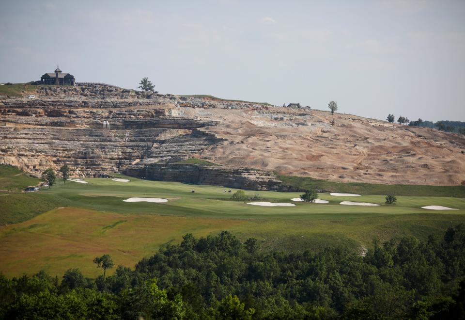 Construction next to Payne's Valley golf course in Branson on Monday, May 22, 2023. 