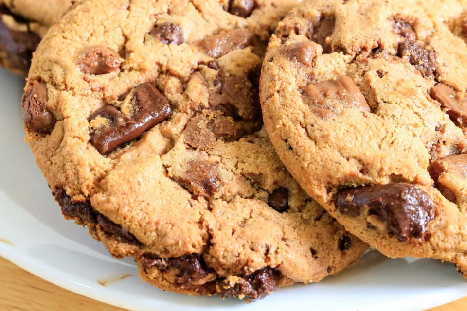 Galletas con chispas de chocolate