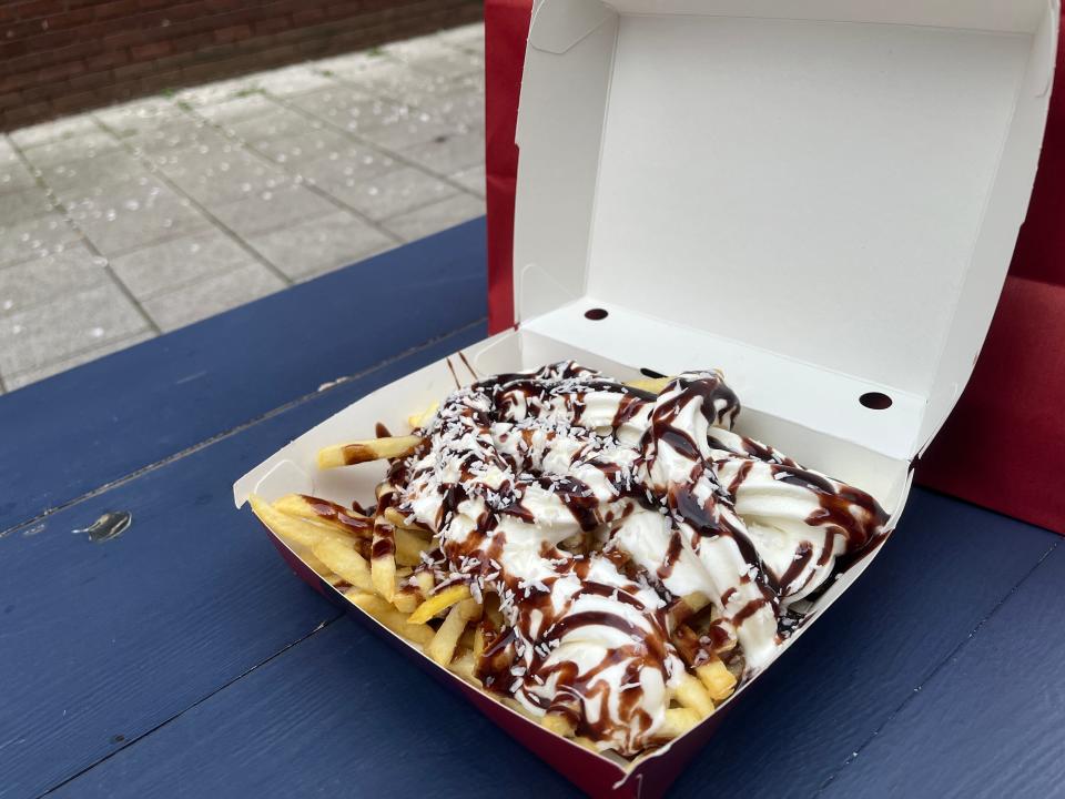 jollibee ice cream fries from other angle