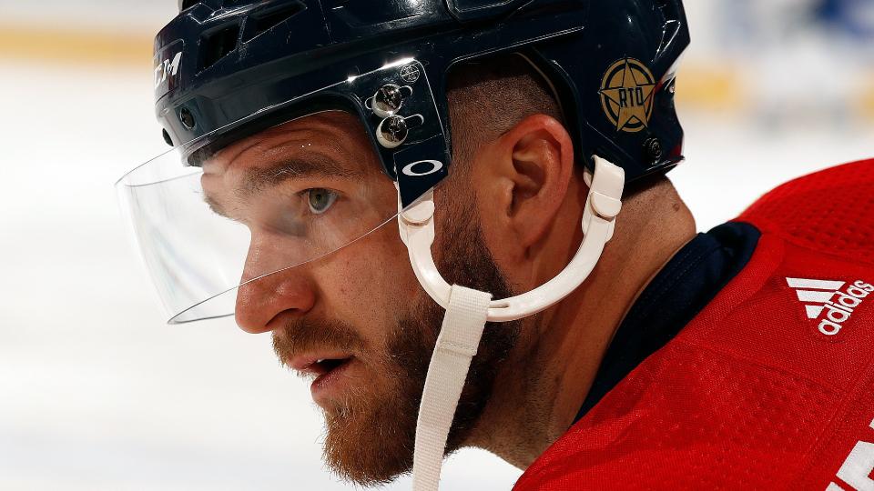 After a career year and a Presidents' Trophy with the Florida Panthers, Jonathan Huberdeau was blindsided by a blockbuster trade in July that sent him to the resurgent Calgary Flames. (Getty Images)