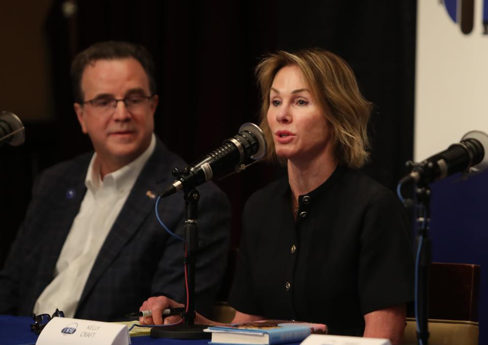 Kelly Craft and Mike Harmon were part of the Kentucky Sports Radio gubernatorial debate hosted by Matt Jones. 
April 19, 2023