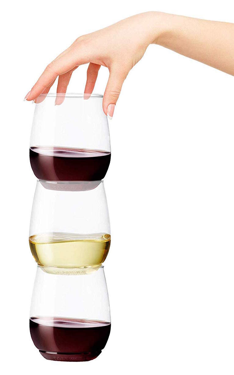 Tossware 14oz Vino - Recyclable Wine Plastic Cup (Photo: Amazon)