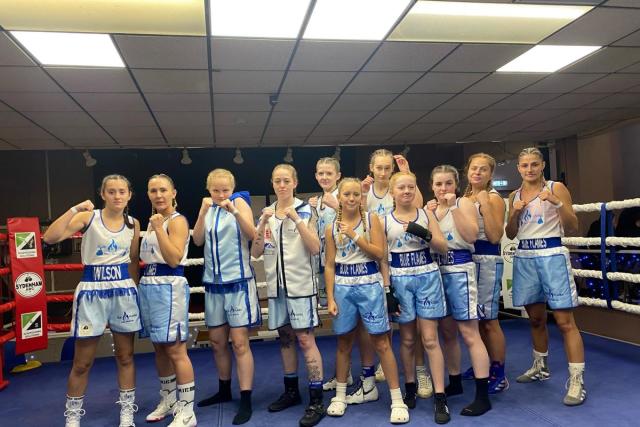 Blue Flames ABC hosts very special all female boxing show in