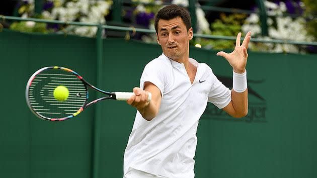 Tomic came under fire after his abject Wimbledon showing. Pic: Getty