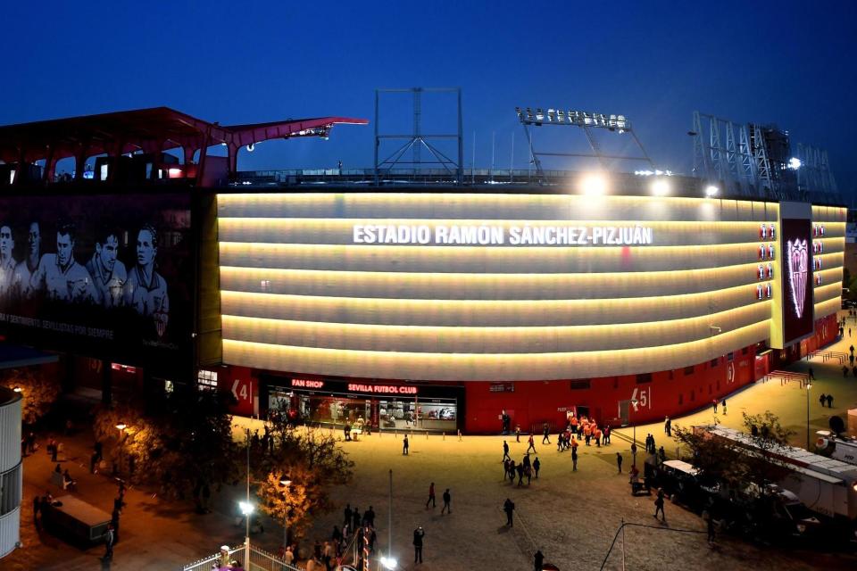 The Ramon Sanchez Pizjuan Stadium: Getty Images