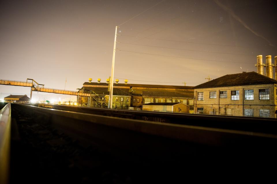 A closed steel mill in Mingo Junction, OH. (Photo: Eric Thayer for Yahoo News)