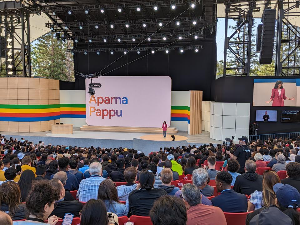 Aparna Pappu at Google I/O