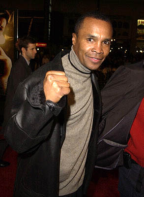 Sugar Ray Leonard at the Hollywood premiere of Ali