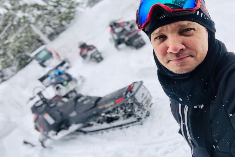 Jeremy Renner reside en una zona muy castigada por las nevadas