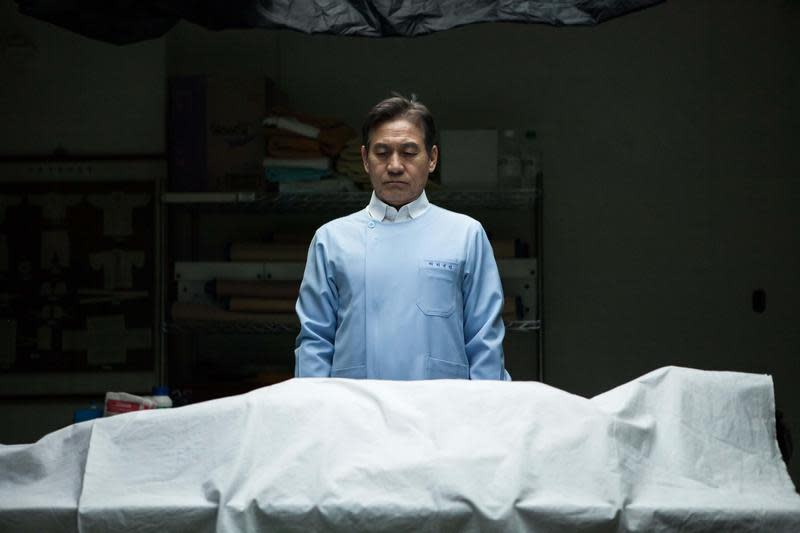 安聖基在《紙花》飾演禮儀師，不過他因身體健康因素，不參與本次電影宣傳。（天馬行空提供）