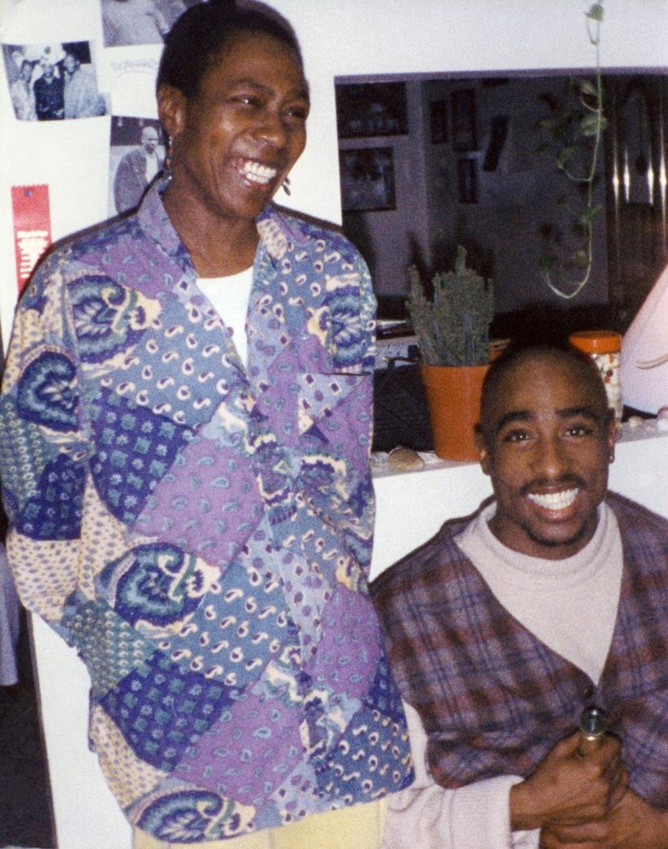 Afeni Shakur and her son, the legendary hip-hop aritst 2pac (Mtv/Amaru/Paramount/Kobal/Shutterstock)