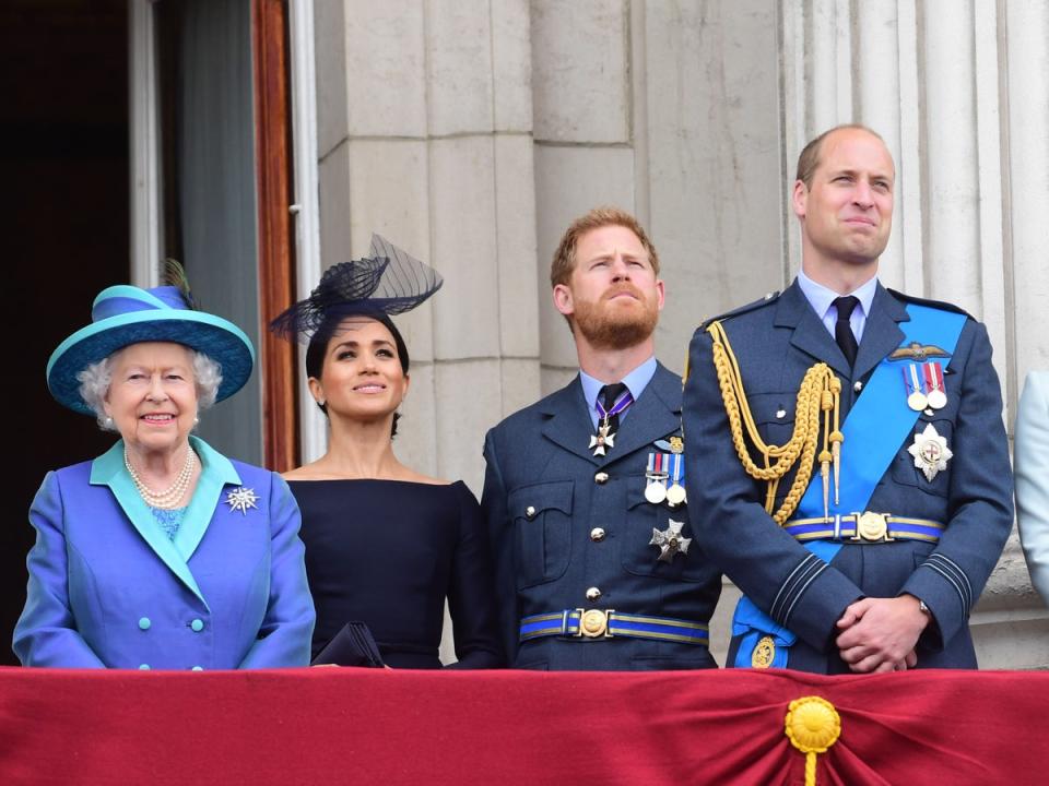 The Queen was ‘very clear’ that she wanted both grandsons to go to war, a former head of the military has said (Paul Grover - WPA Pool/Getty Images)